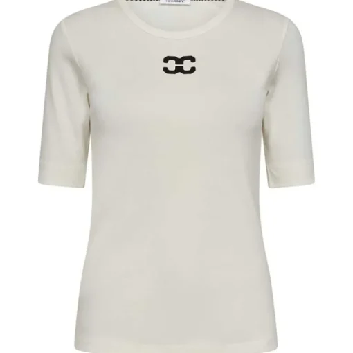 Co Couture GrannyCC Logo Tee Off White