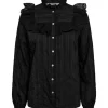 Co Couture TuneCC Frill Shirt Black