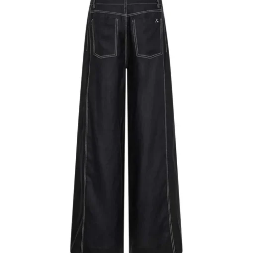 Copenhagen Muse CMNatuli Pants With Heavy Stitch Black
