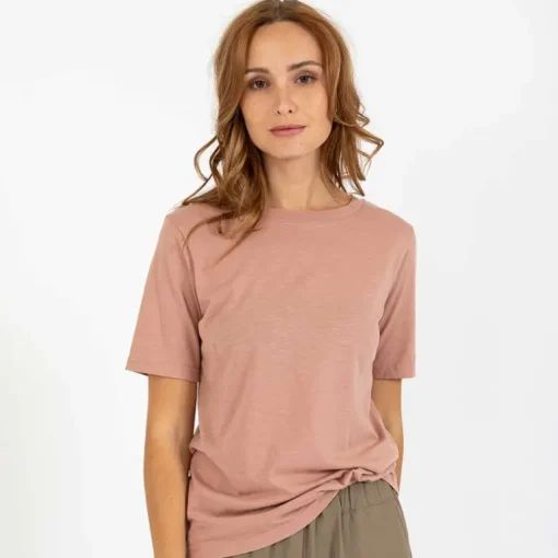 Coster Copenhagen CCH1118 Regular T-Shirt 222 Washed Rose