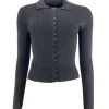 J By J 6036 Short Cardigan Black