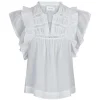 Neo Noir Jayla S Voile Top Hvid