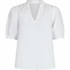 Neo Noir Odesa Linen Blouse Hvid