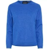 Pieces PCBree LS O-Neck Knit Noos Surf the Web Melange