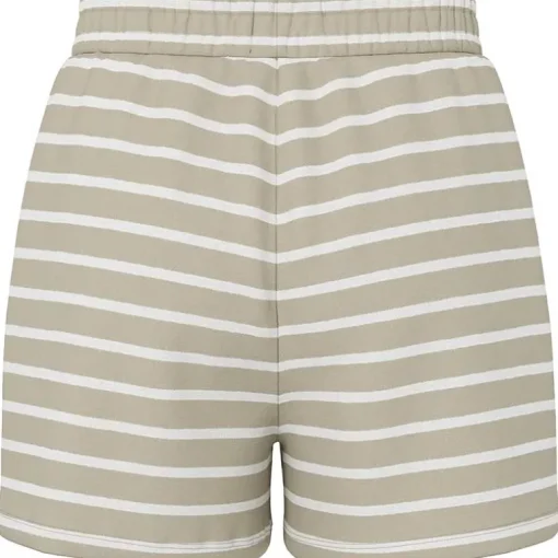 Pieces PCChilli Summer Shorts Stripe Noos Crockery
