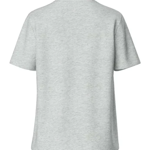 Pieces PCRia SS Solid Tee Noos Light Grey Melange
