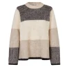 Second Female Timma Knit New O-Neck Sand
